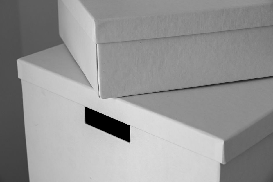 Boîtes de rangement décoratives avec couvercle